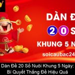 Dàn Đề 20 Số Nuôi Khung 5 Ngày Bí Quyết Thắng Đề Hiệu Quả