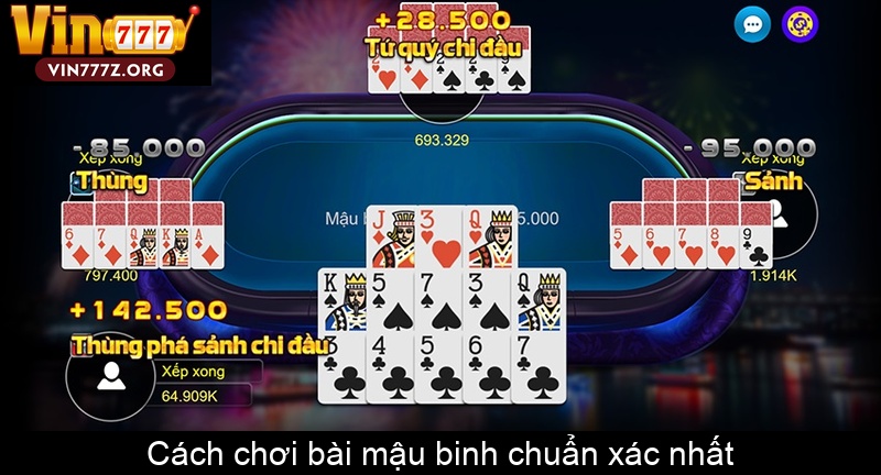 Cách chơi bài mậu binh chuẩn xác nhất