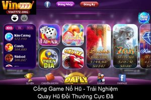 Game Nổ Hũ Uy Tín Nhất Hiện Nay – Top Game Hot Đáng Chơi 2025