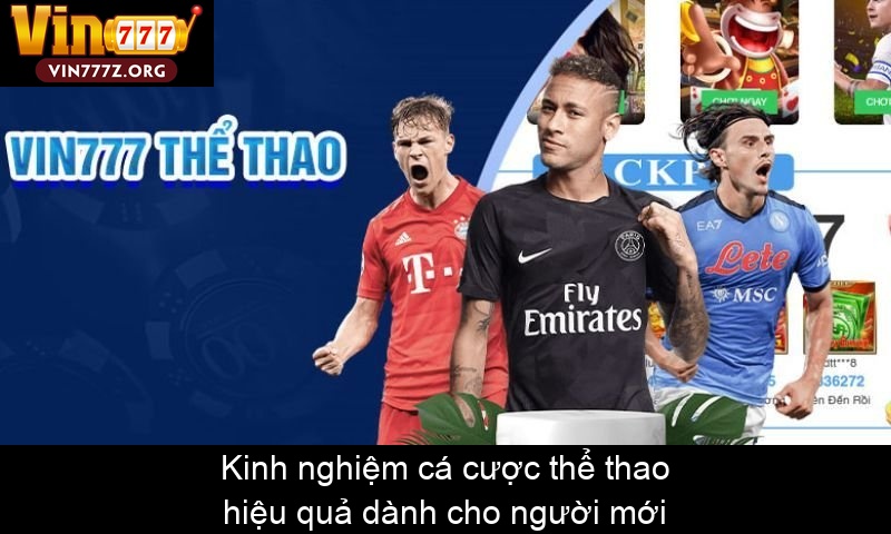 Kinh nghiệm cá cược thể thao hiệu quả dành cho người mới