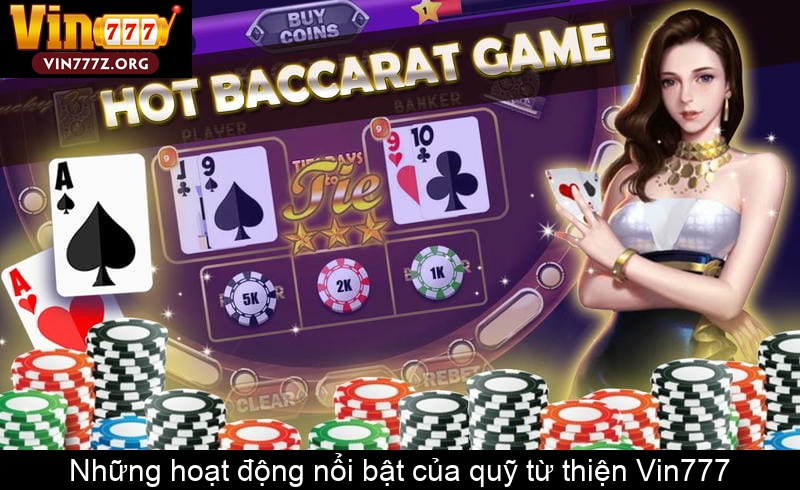 Những hoạt động nổi bật của quỹ từ thiện Vin777